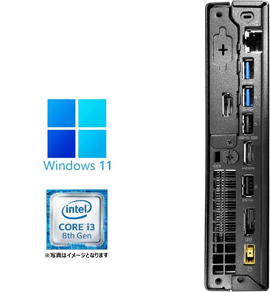 Windowsデスクトップ i3-8100/16GB/M.2NVMe+1TB/MS office/Win11 ThinkCentre M 6ヶ月保証 lenovo M920z 23.8インチワイド第8世代 Core